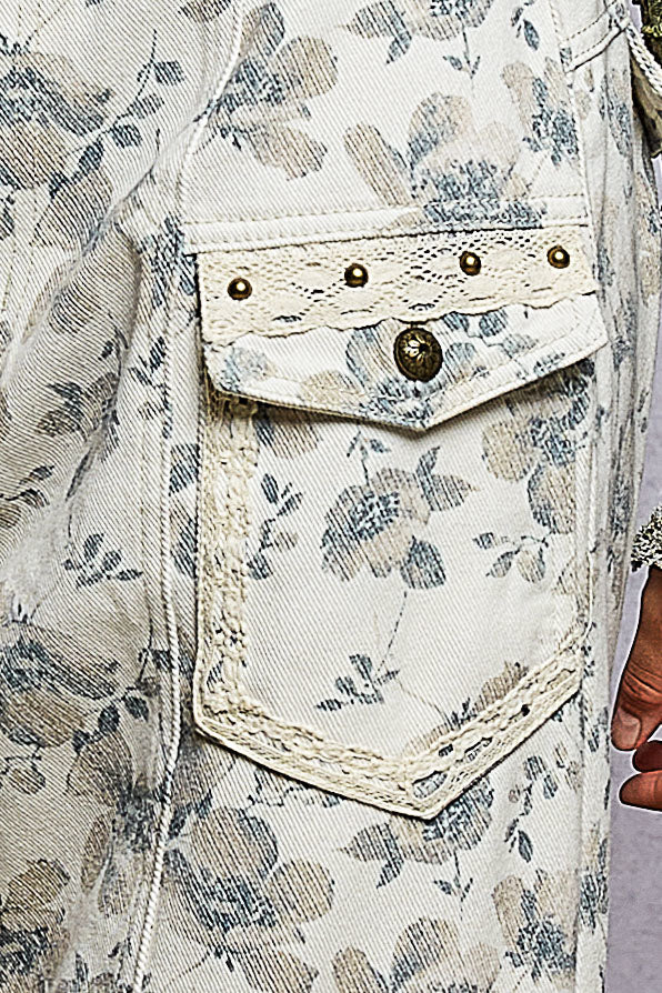 Ashlynn Floral Studded Jogger