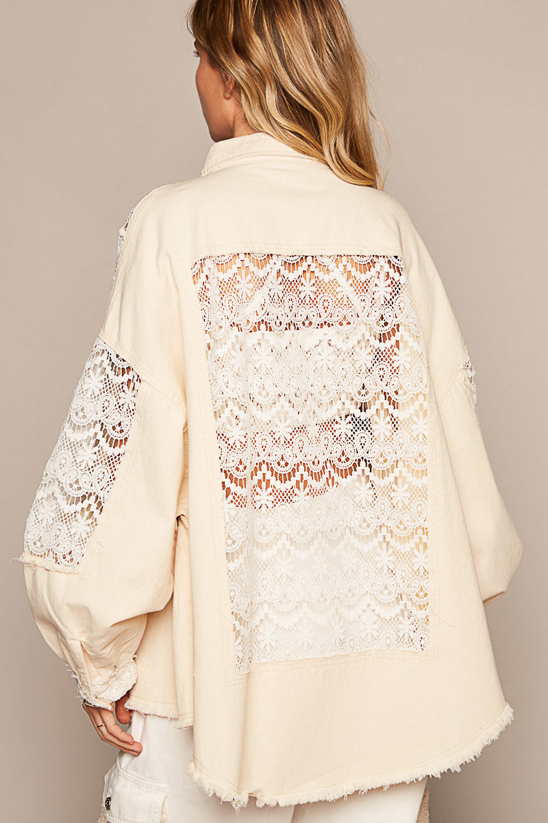Jenny Cream Lace Jacket