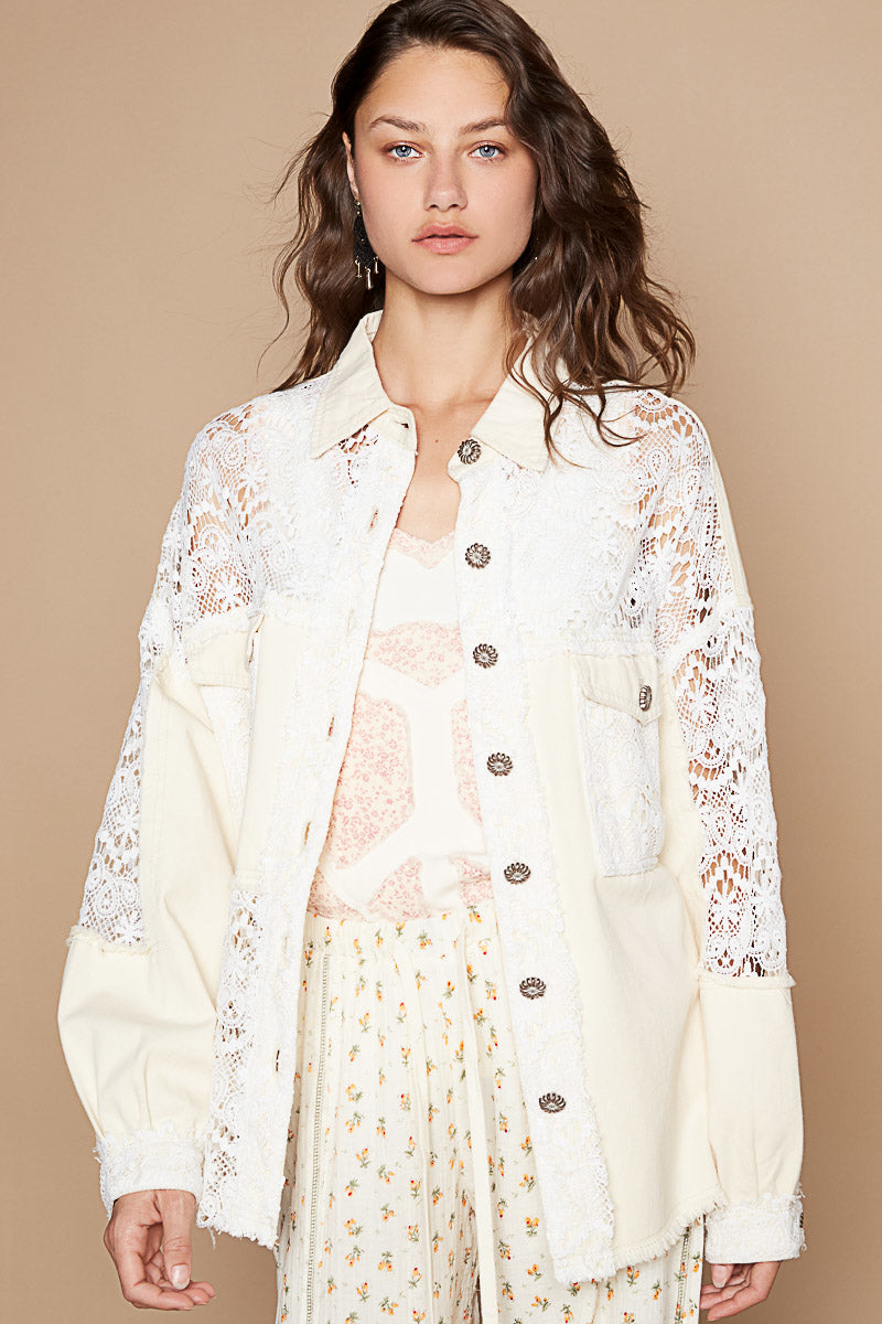 Jenny Cream Lace Jacket