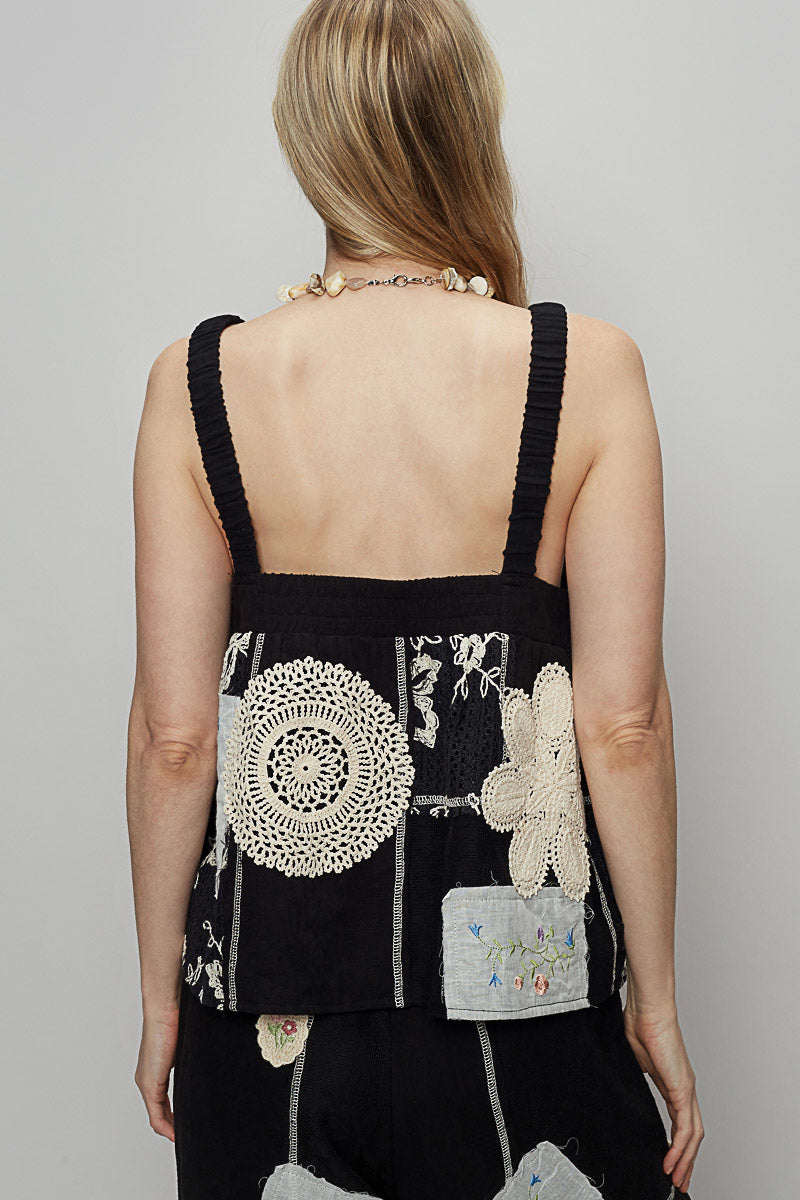 Layla Patchwork Doily Crochet Top
