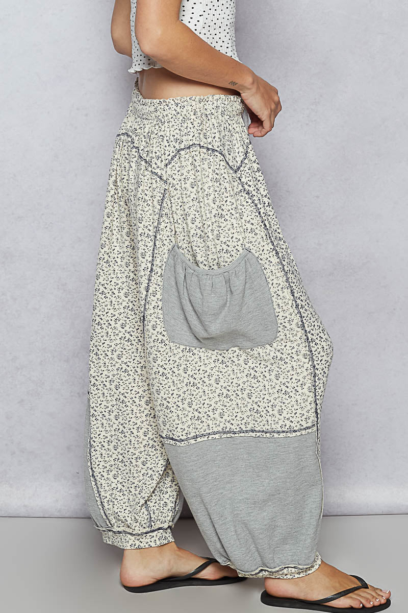 Courtney Floral Knit Jogger Pants
