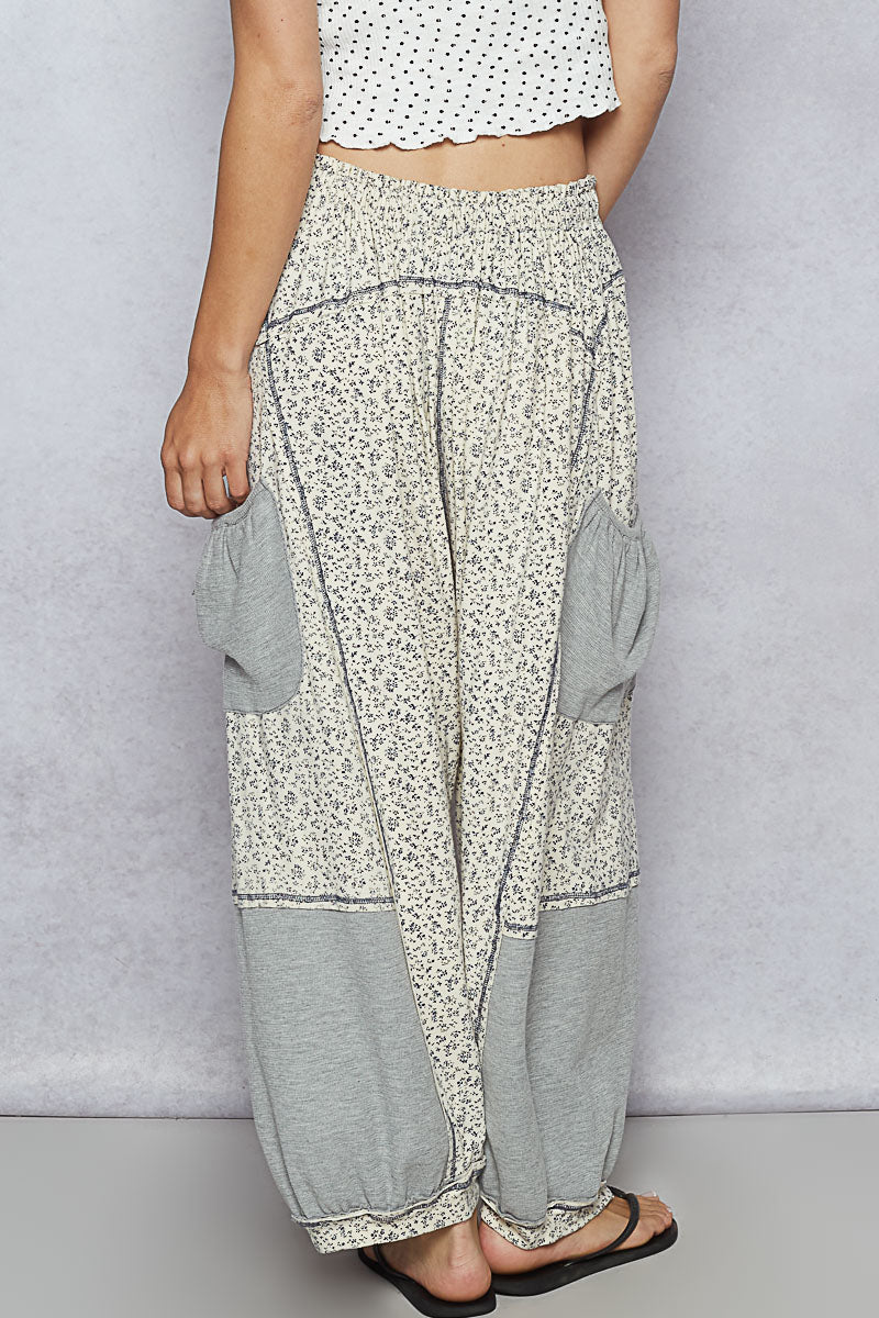 Courtney Floral Knit Jogger Pants