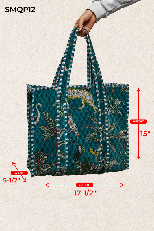 Belinda Tropical Print Tote Bag from Pol