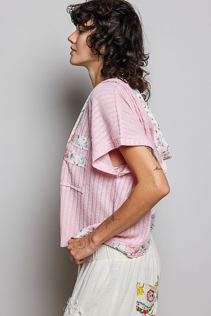 Julia Soft Pink cutout back top