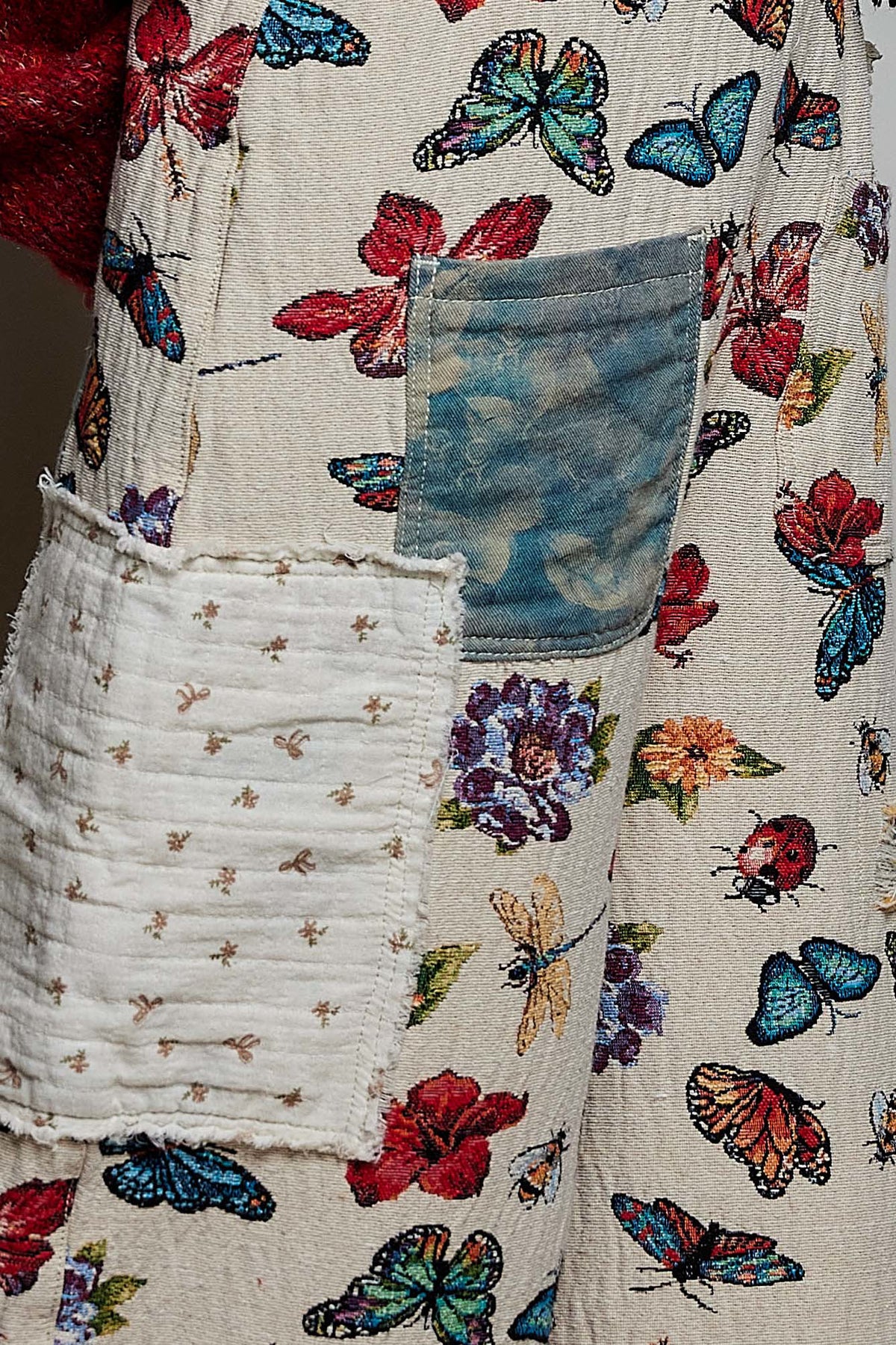 Isabel Butterfly Patchwork Overalls