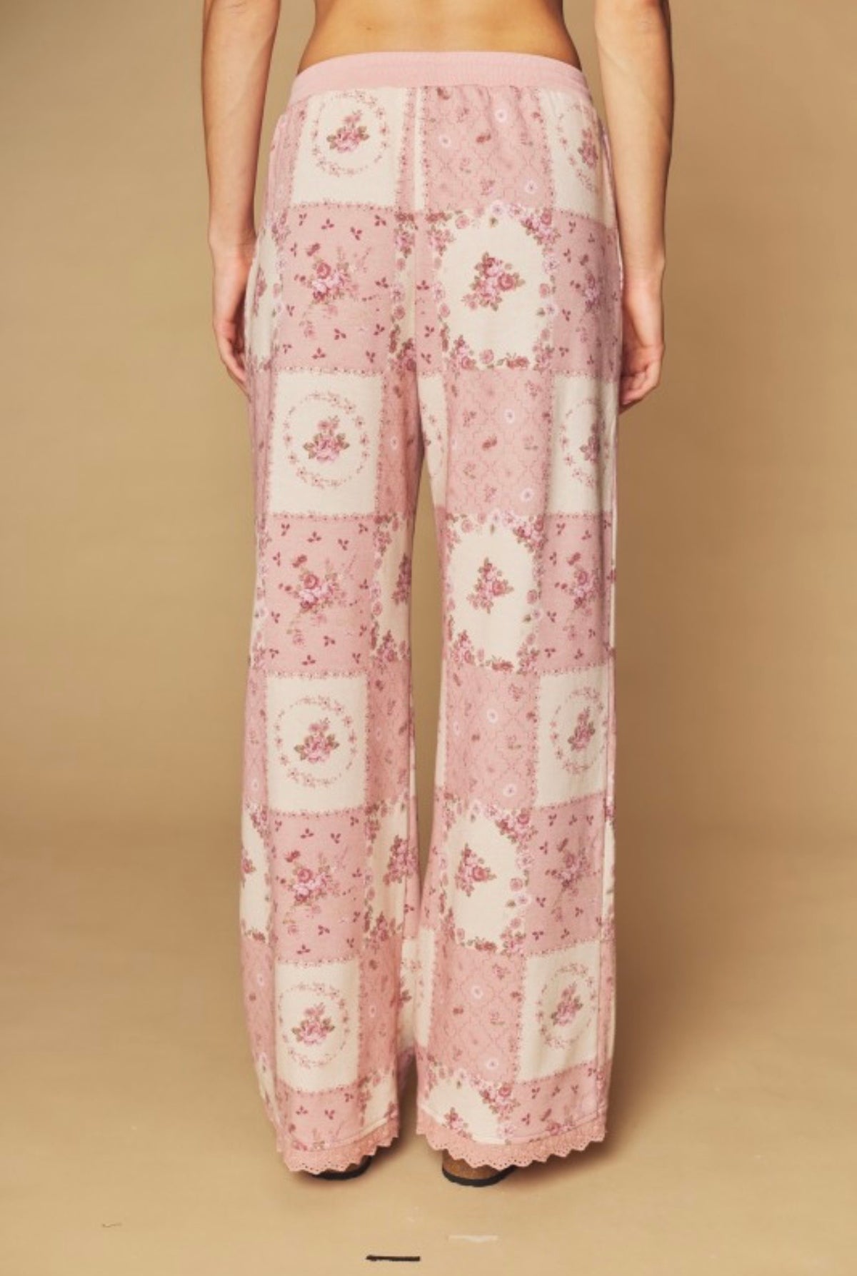 Rosemary Mauve Floral Patch Print Set