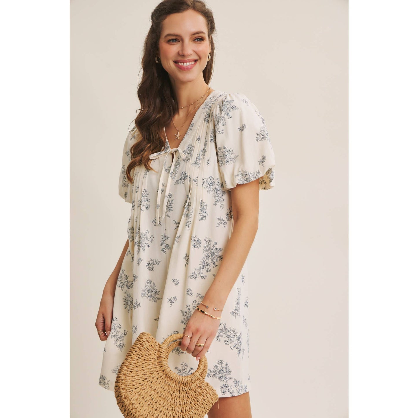 SAINT TROPEZ BLENDING CLASSIC WITH EASY SHAPE PLEATED TOILE ROMPER