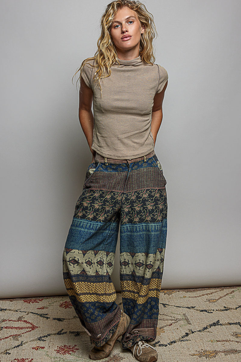 Camila Patterned Print Pants