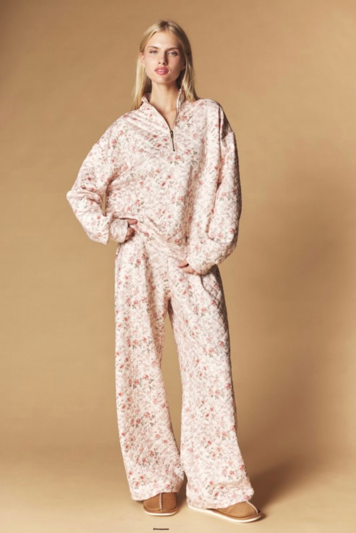 Kendra Quilted Vintage Floral Set