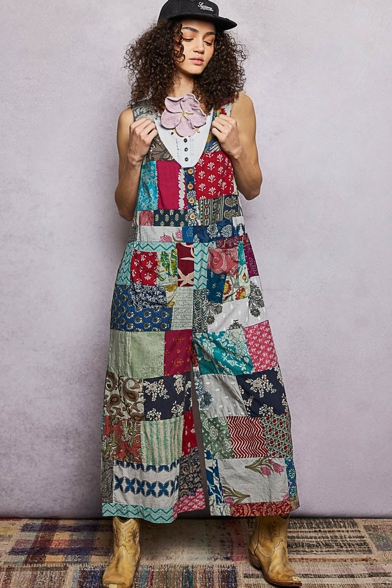 Yuri Patchwork Jumpsuit