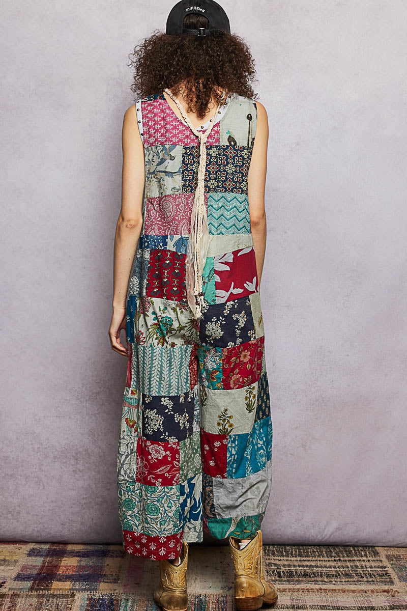 Yuri Patchwork Jumpsuit