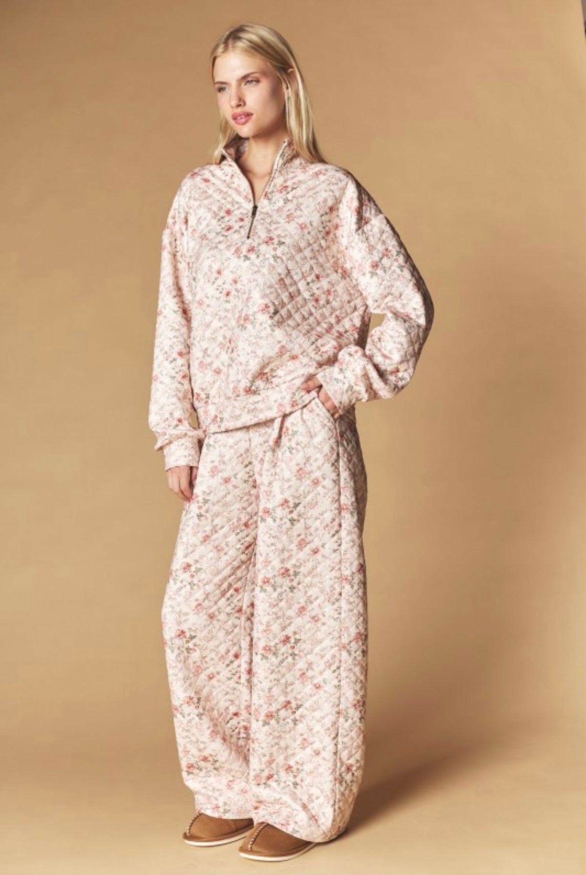 Kendra Quilted Vintage Floral Set