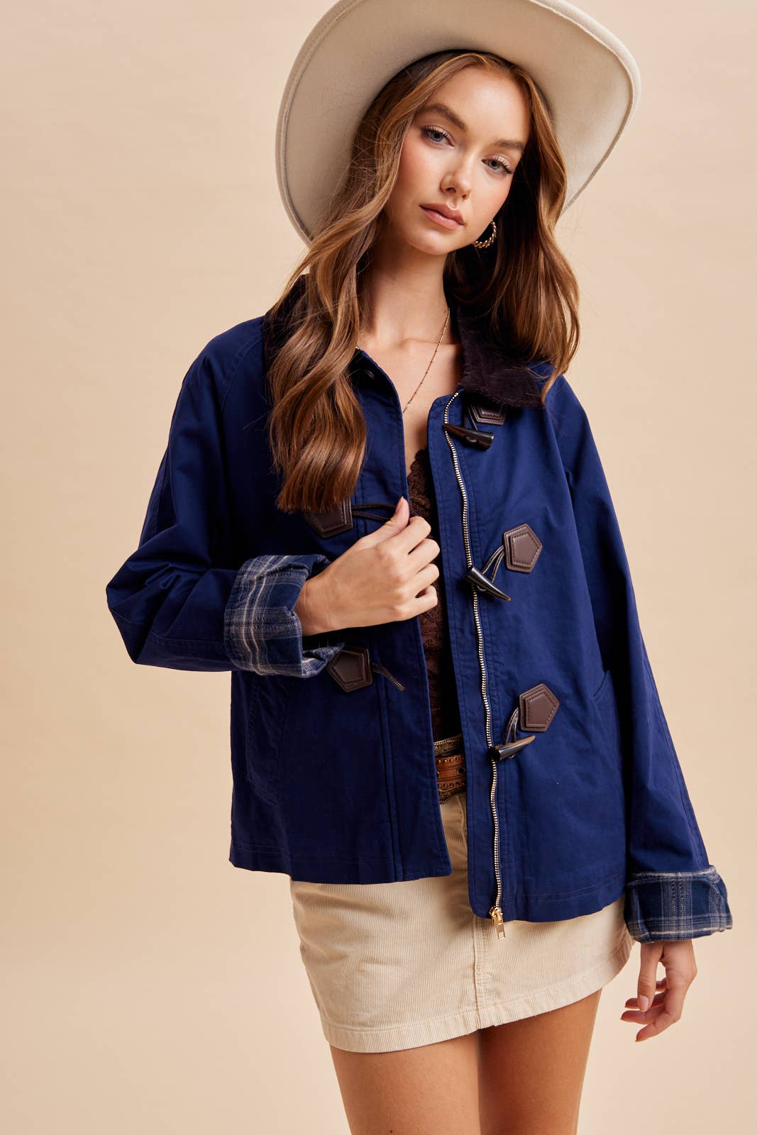 KENSIE TOGGLE BARN JACKET