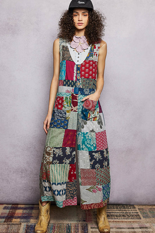 Yuri Patchwork Jumpsuit