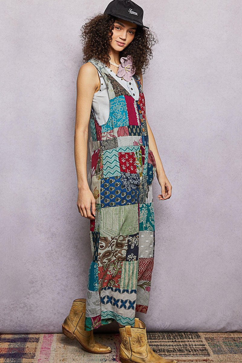 Yuri Patchwork Jumpsuit