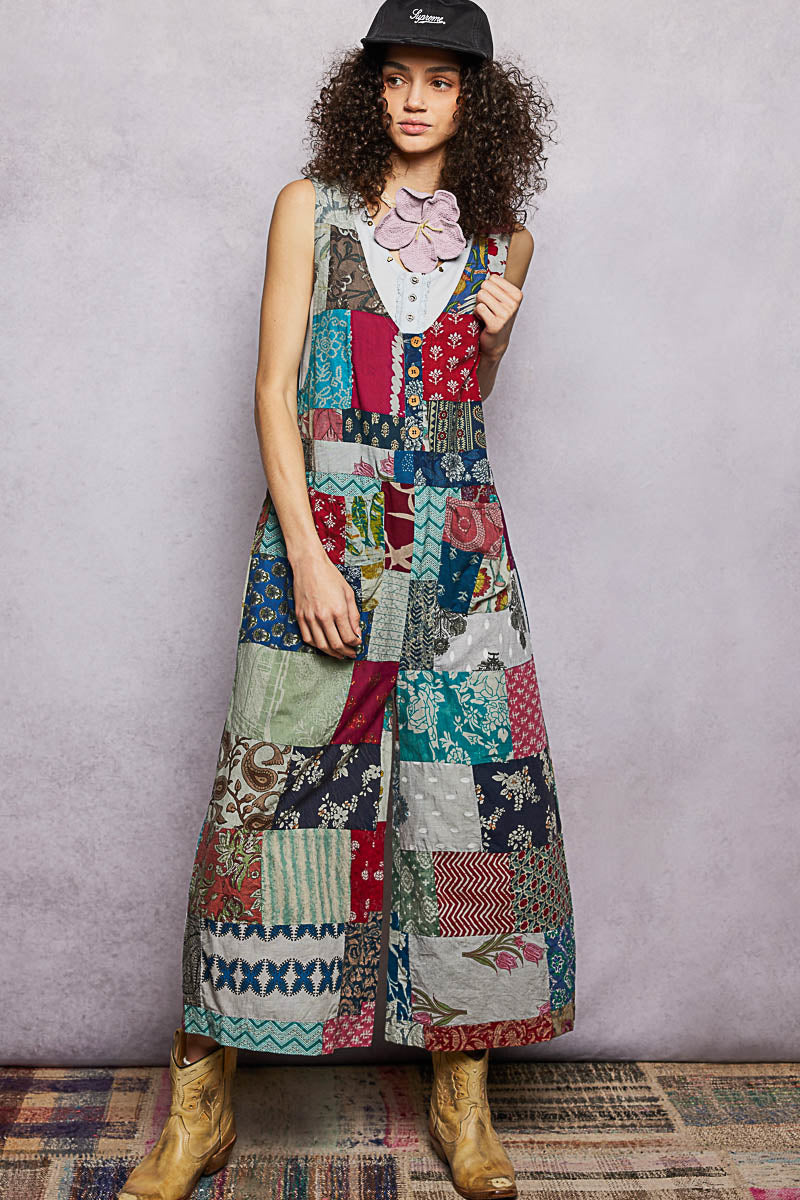 Yuri Patchwork Jumpsuit