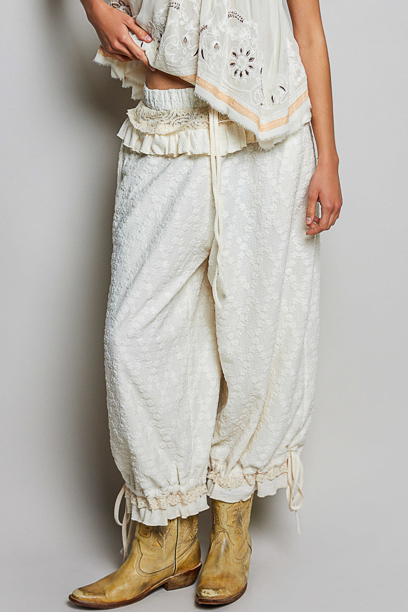 Ariana Lace Bloomer Joggers