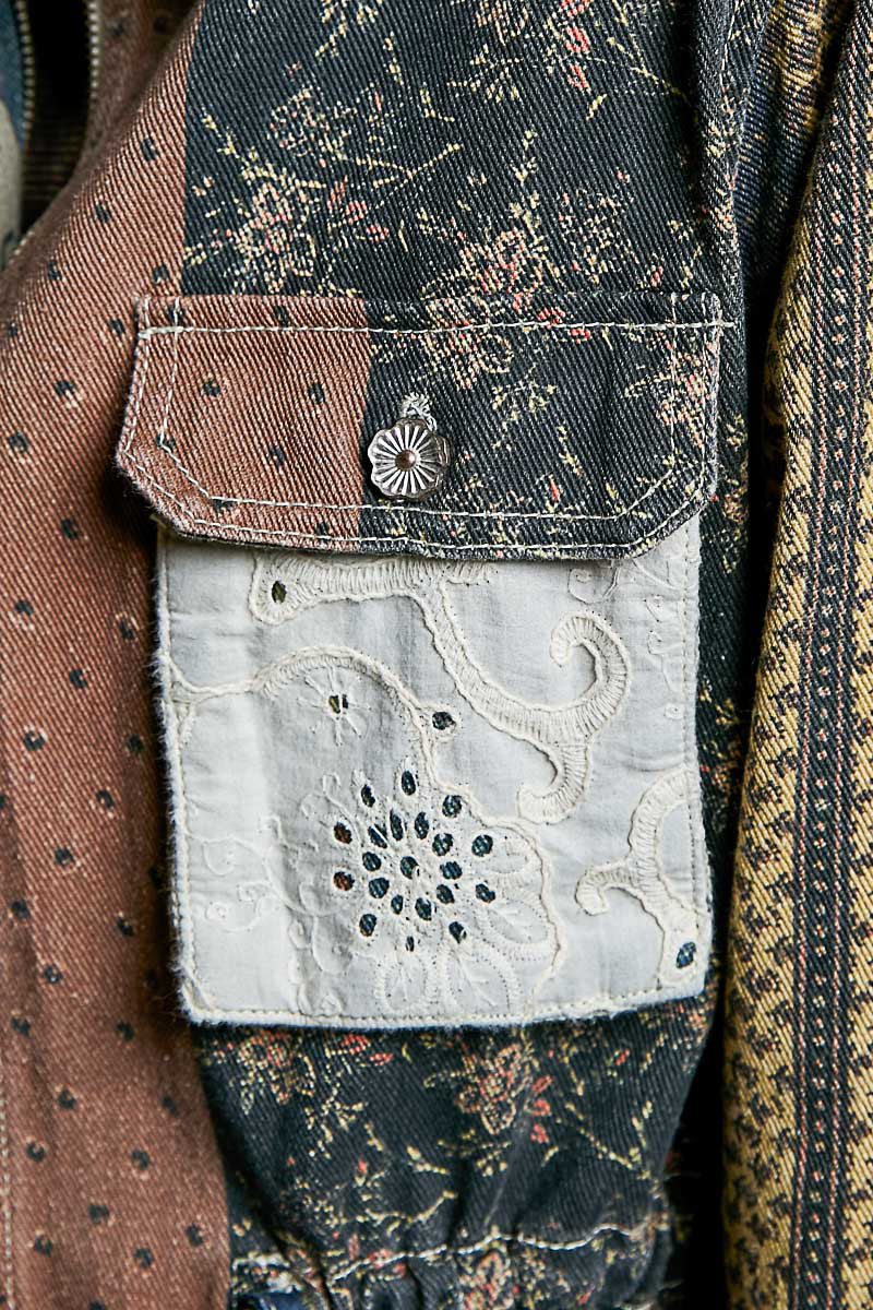 Camila Denim Patterned Jacket