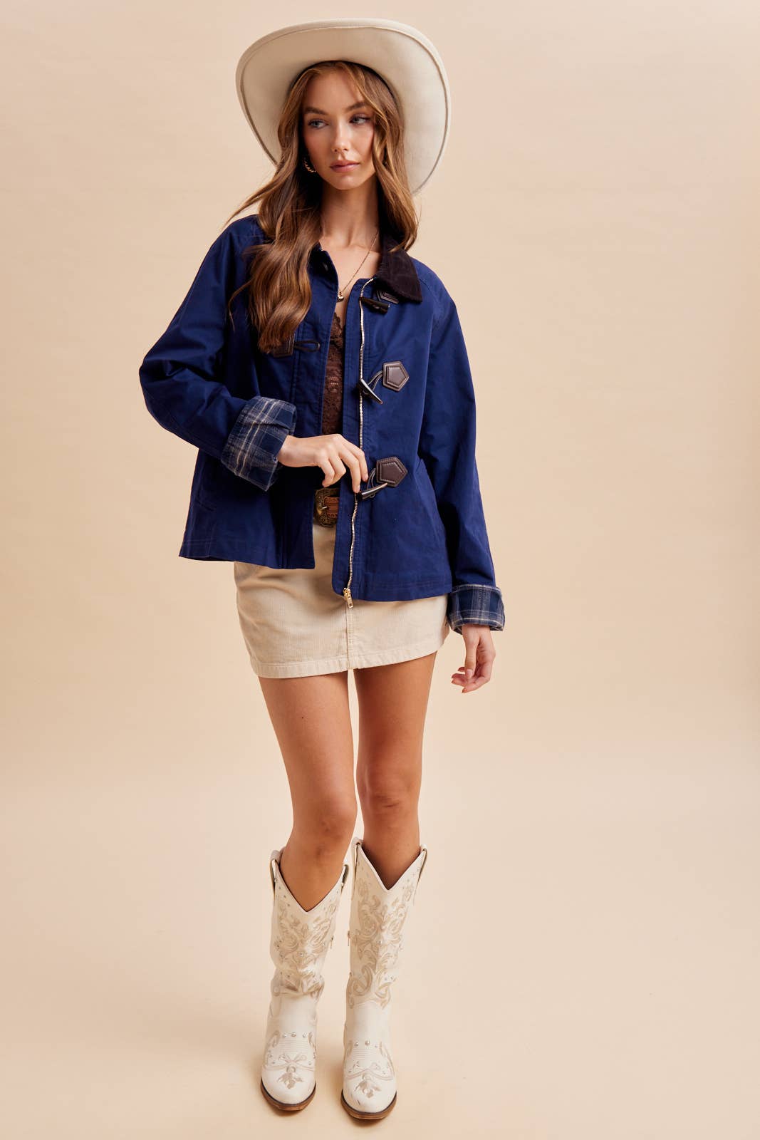 KENSIE TOGGLE BARN JACKET