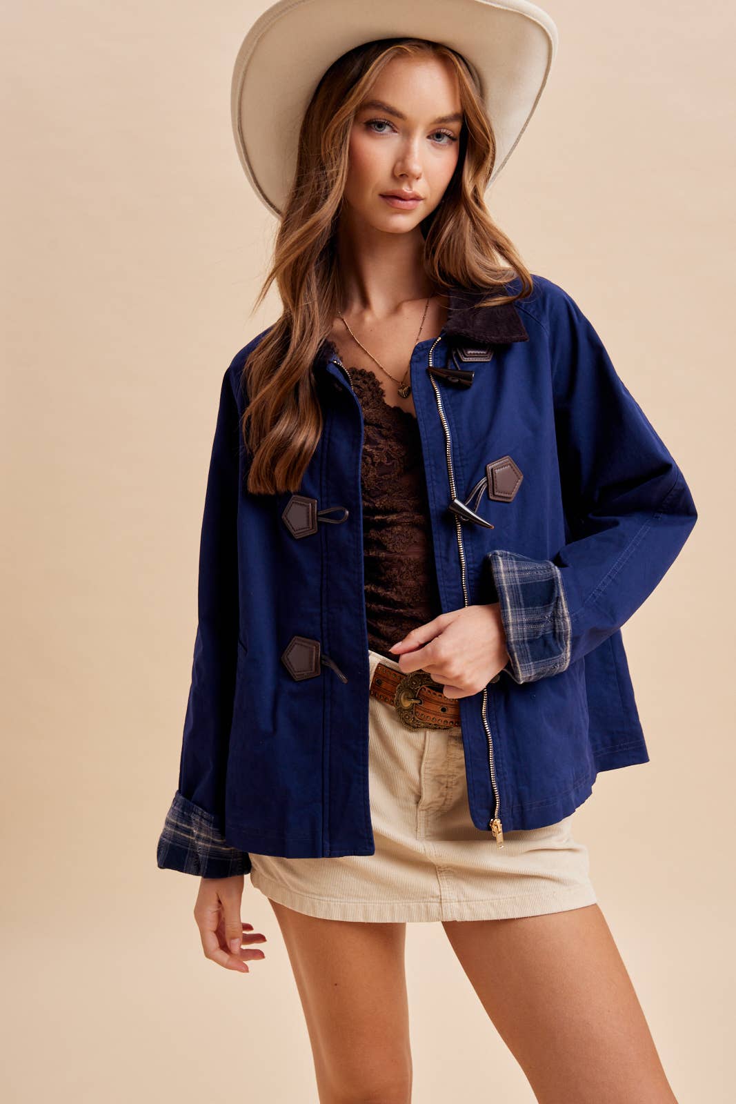 KENSIE TOGGLE BARN JACKET