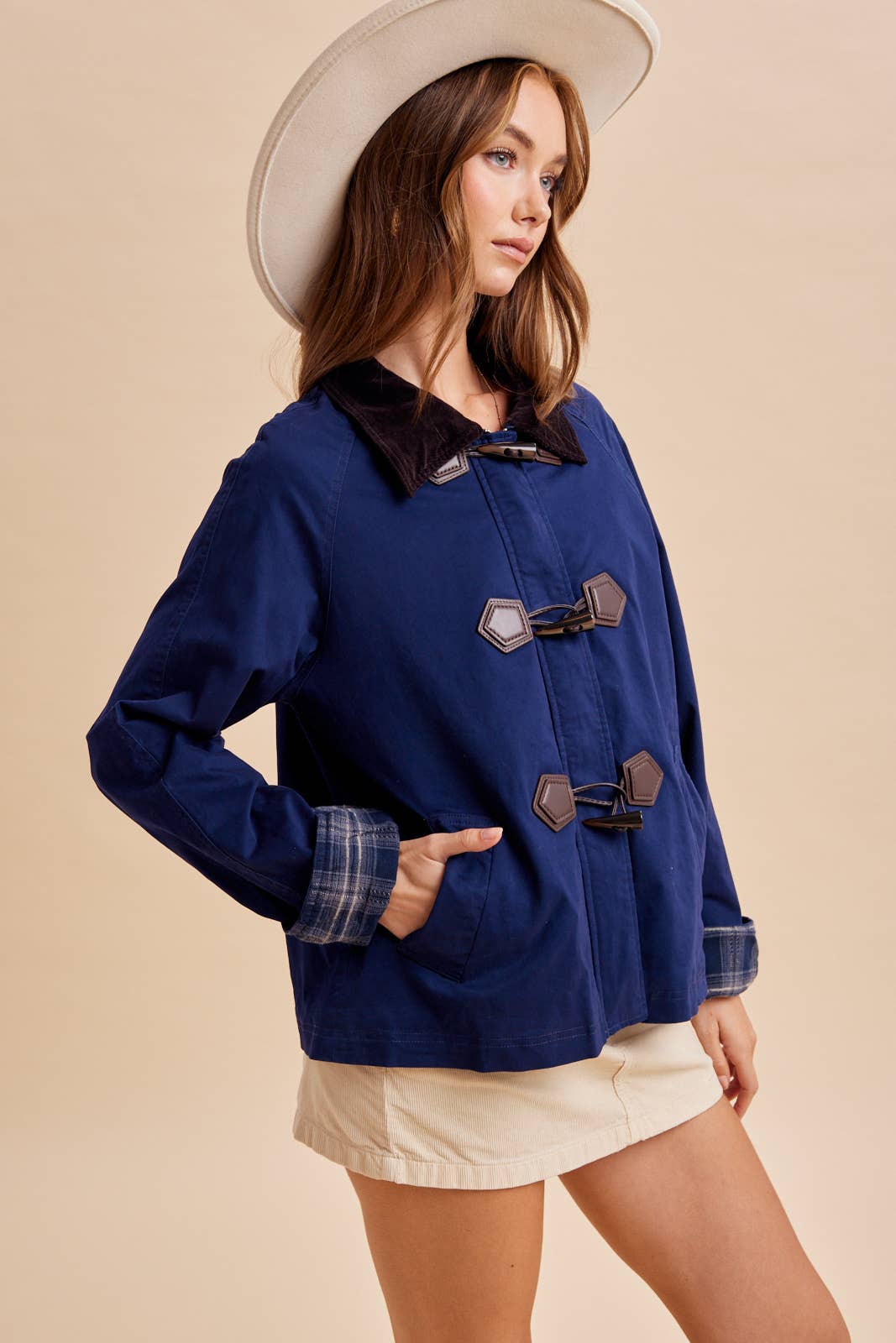 KENSIE TOGGLE BARN JACKET